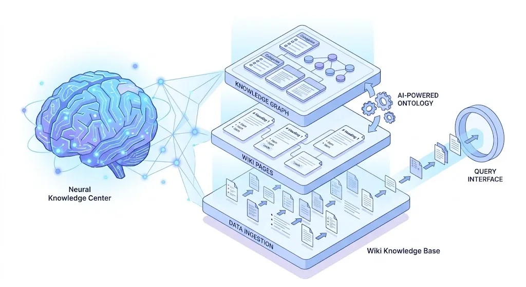 LLM Wiki 개인 지식베이스 패턴 커버 이미지